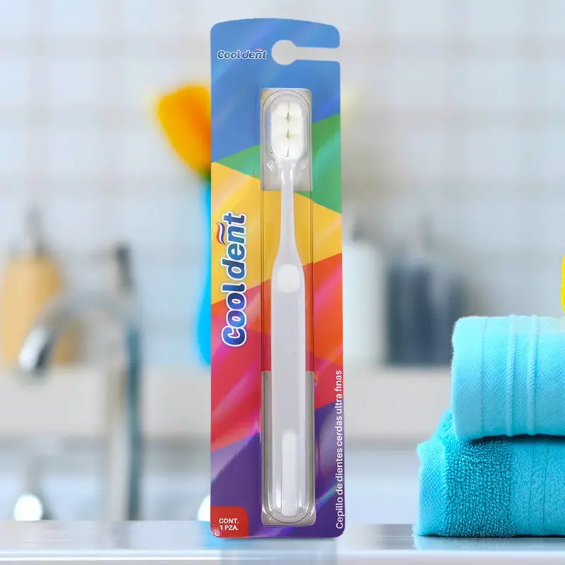 Cepillo Dental, Cerdas Ultra Finas, Color Gris 1