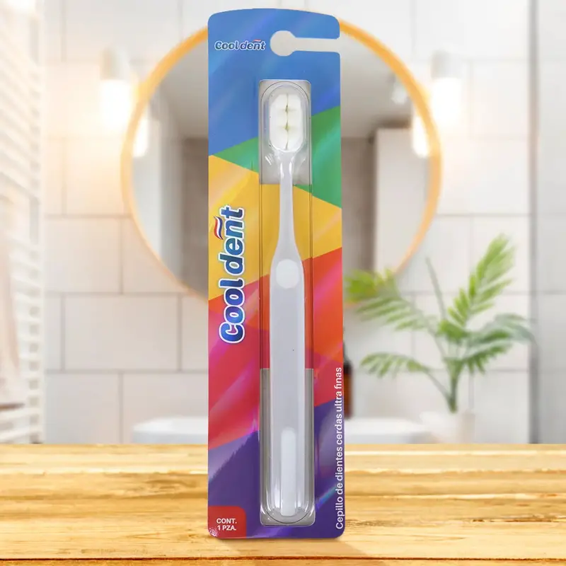 Cepillo Dental, Cerdas Ultra Finas, Color Gris 2