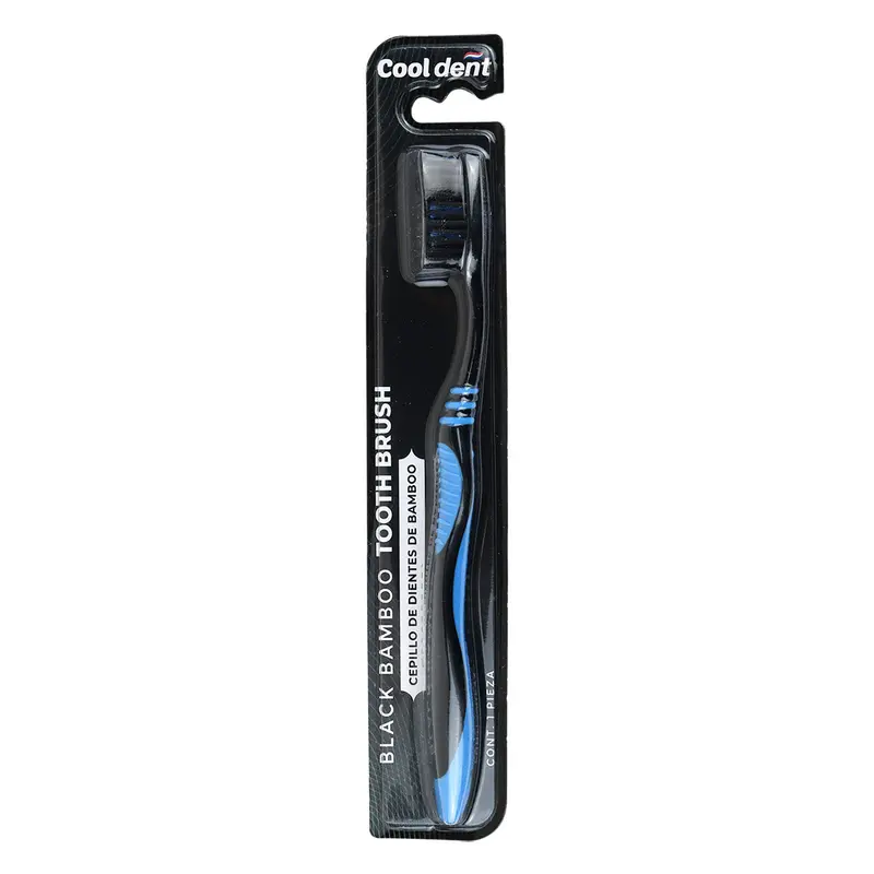 Cepillo Dental Con Carbon Activado Cool Dent, Color Azul Rey 2
