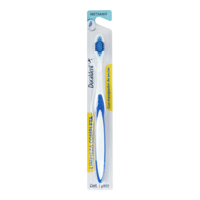 Cepillo Dental Con Masajeador De Encías, Color Azul 2