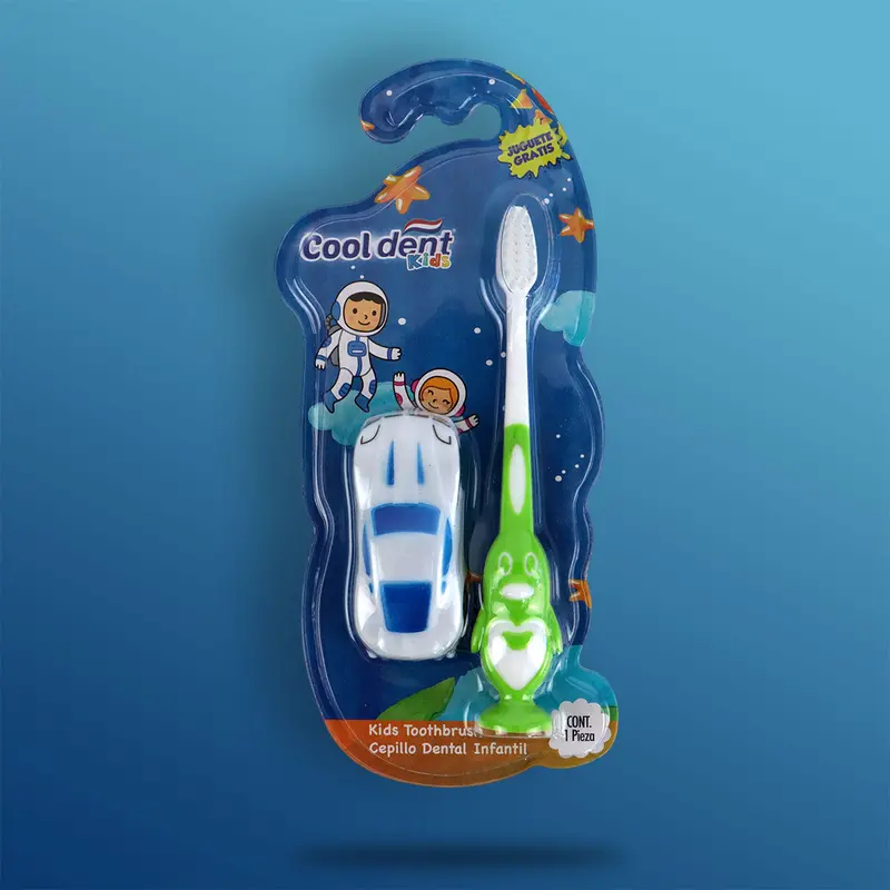 Cepillo Dental Cooldent + 1 Carrito Para Niños 2