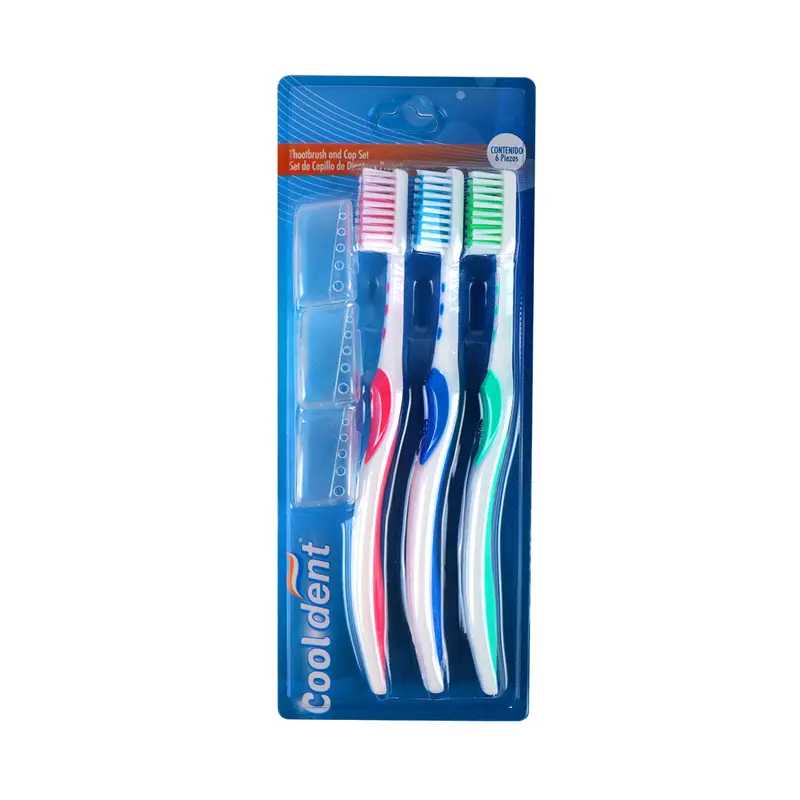 Cepillo Dental Cooldent Con Porta Cepillo, 3 Piezas 1