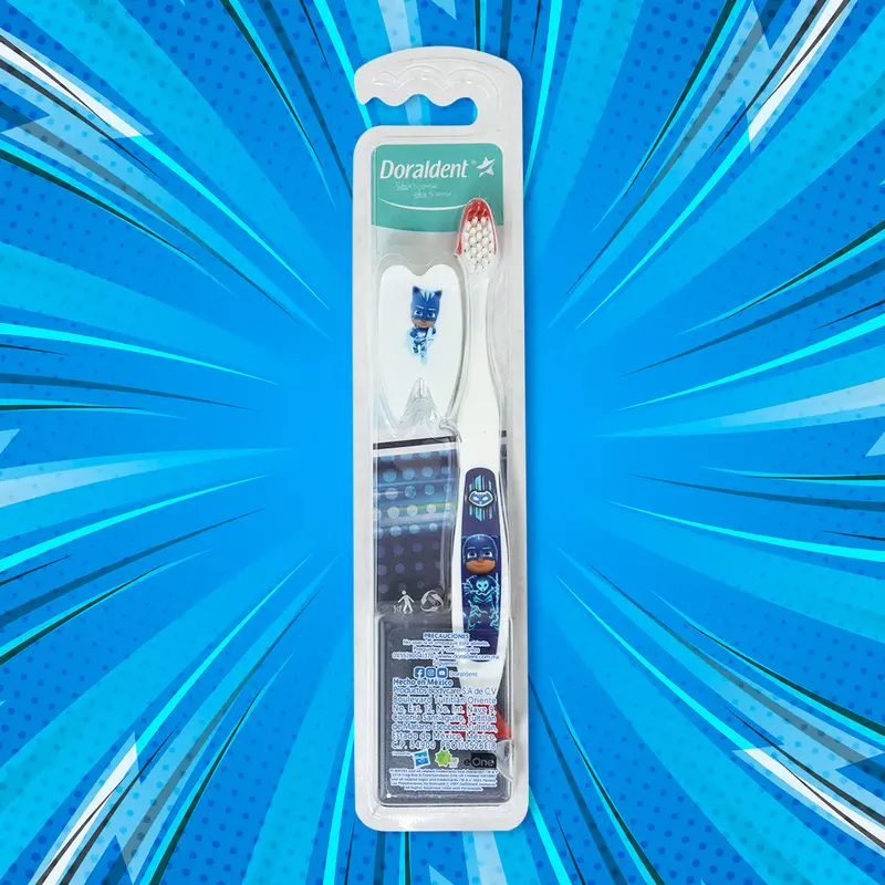 Cepillo Dental Doraldent Infantil Pjmask, Color Azul 2