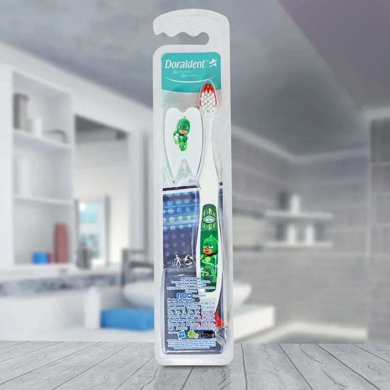 Cepillo Dental Doraldent Infantil Pjmask, Color Verde 1