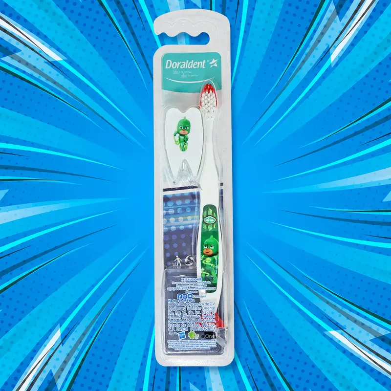 Cepillo Dental Doraldent Infantil Pjmask, Color Verde 2