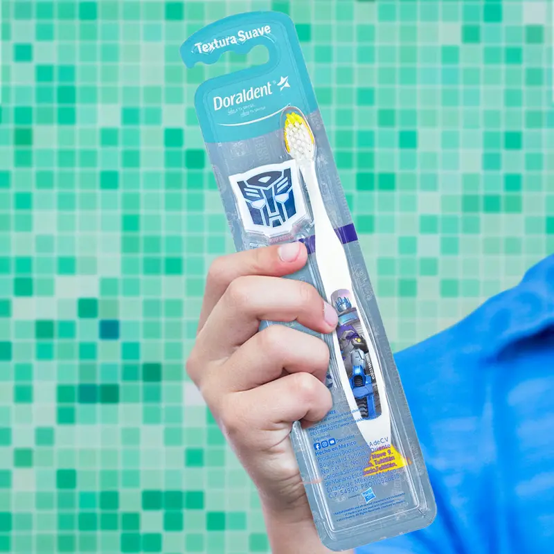 Cepillo Dental Doraldent Infantil Transformers, Color Amarillo 2