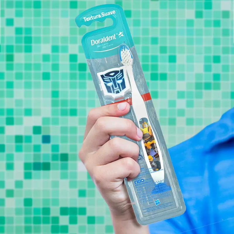 Cepillo Dental Doraldent Infantil Transformers, Color Azul 2