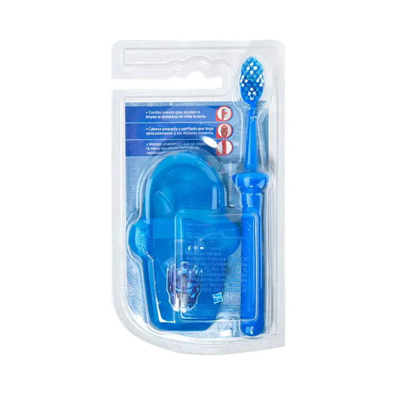 Cepillo Dental Infantil Con Estuche Transformers, Color Azul 2