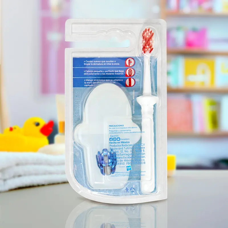 Cepillo Dental Infantil Con Estuche Transformers, Color Blanco 1