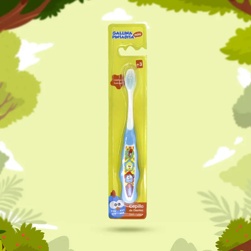 Cepillo Dental Infantil, Gallina Pintadita 1