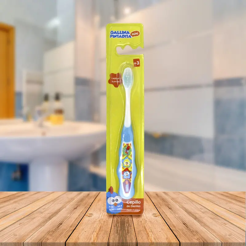 Cepillo Dental Infantil, Gallina Pintadita 2
