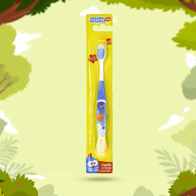 Cepillo Dental Infantil, Gallina Pintadita 2