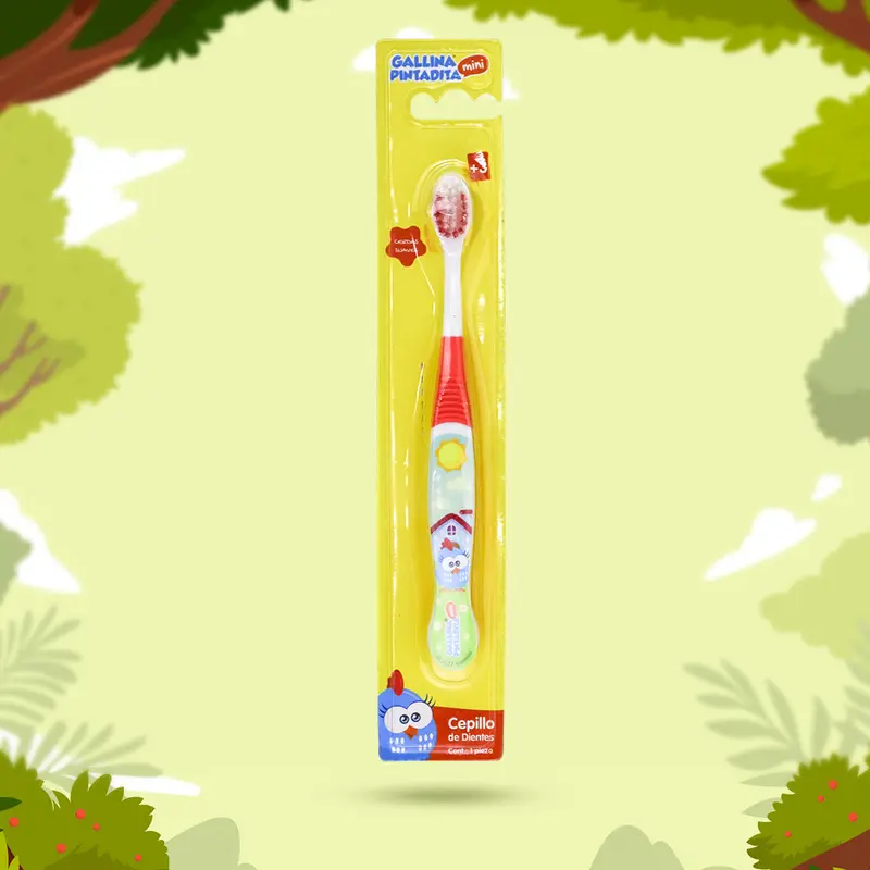 Cepillo Dental Infantil, Gallina Pintadita 3