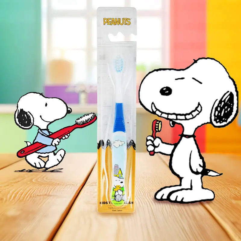 Cepillo Dental Infantil, Snoopy Y Emilio 1