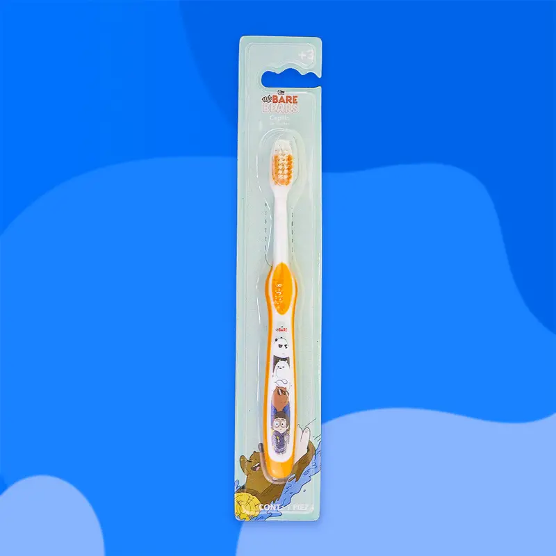 Cepillo Dental Para Niños, Color Naranja, We Bare Bears 2