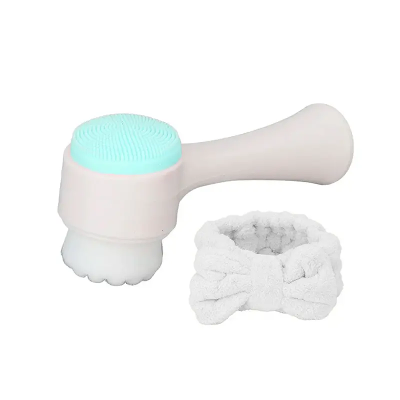 Cepillo Exfoliante Detalle Verde Con Banda Para El Cabello 1