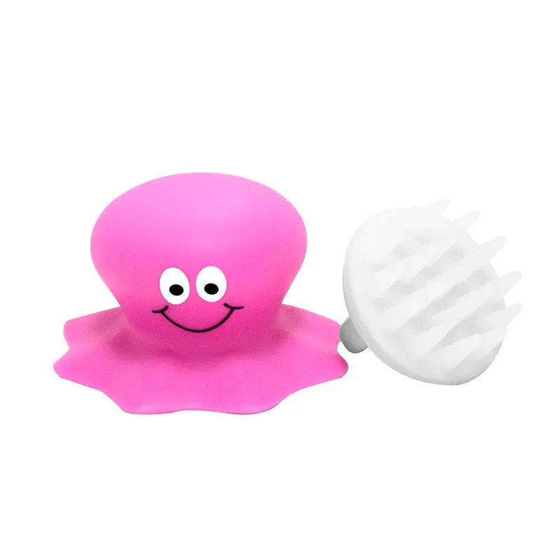 Cepillo Masajeador Para Shampoo, Forma De Pulpo 2