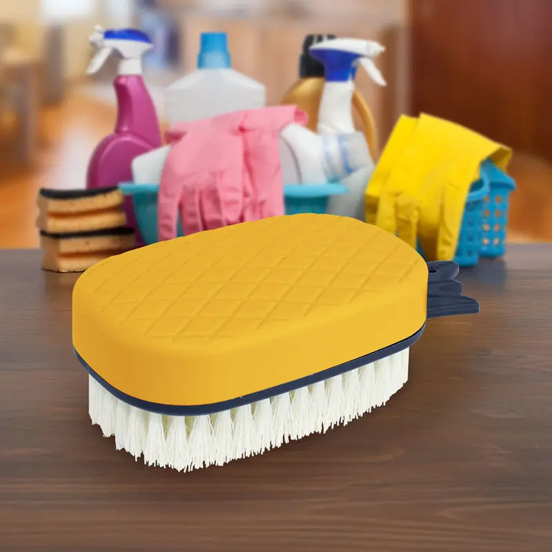 Cepillo Multiusos, Forma De Piña, Color Amarillo 1