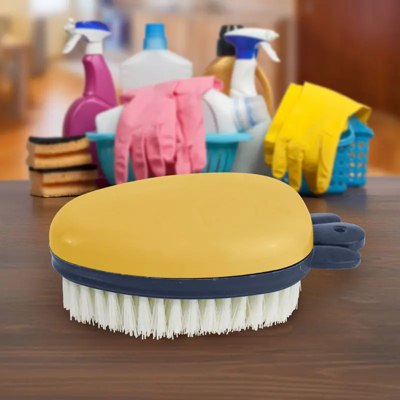 Cepillo Multiusos, Forma De Zanahoria, Color Amarillo 1