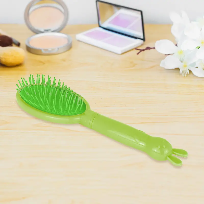 Cepillo Ovalado Para Mujer, Color Verde 1