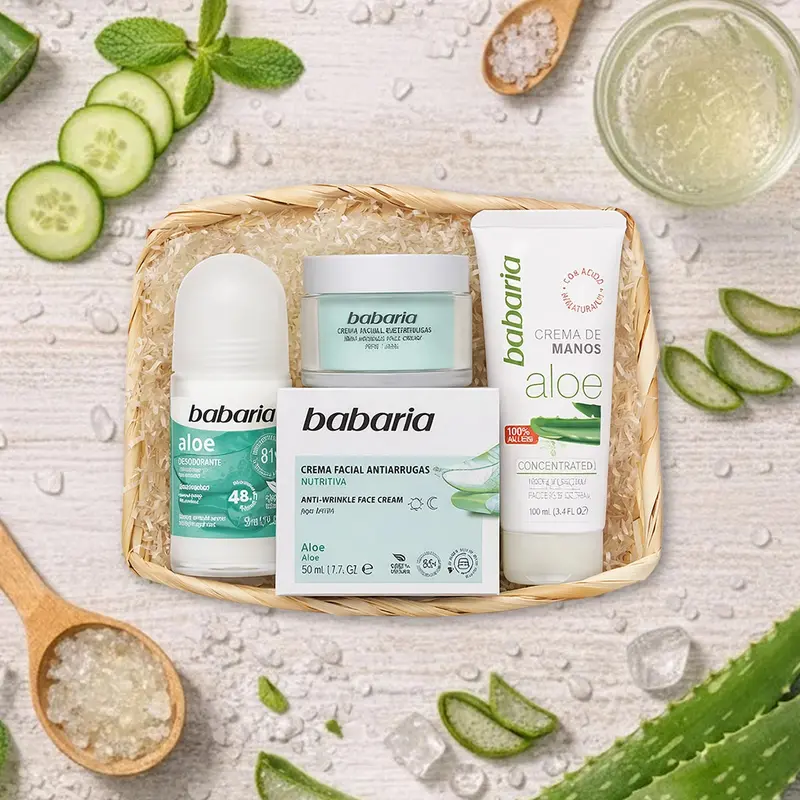 Cesta Aloe Vera, Cuidado Diario, Babaria 2