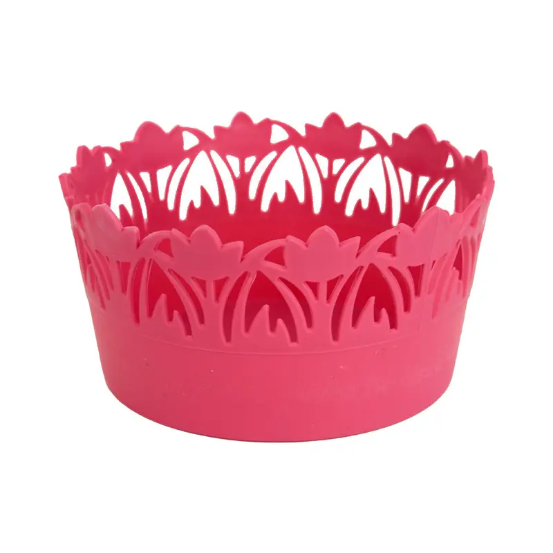 Cesta De Plástico Multiusos, Rosa 2