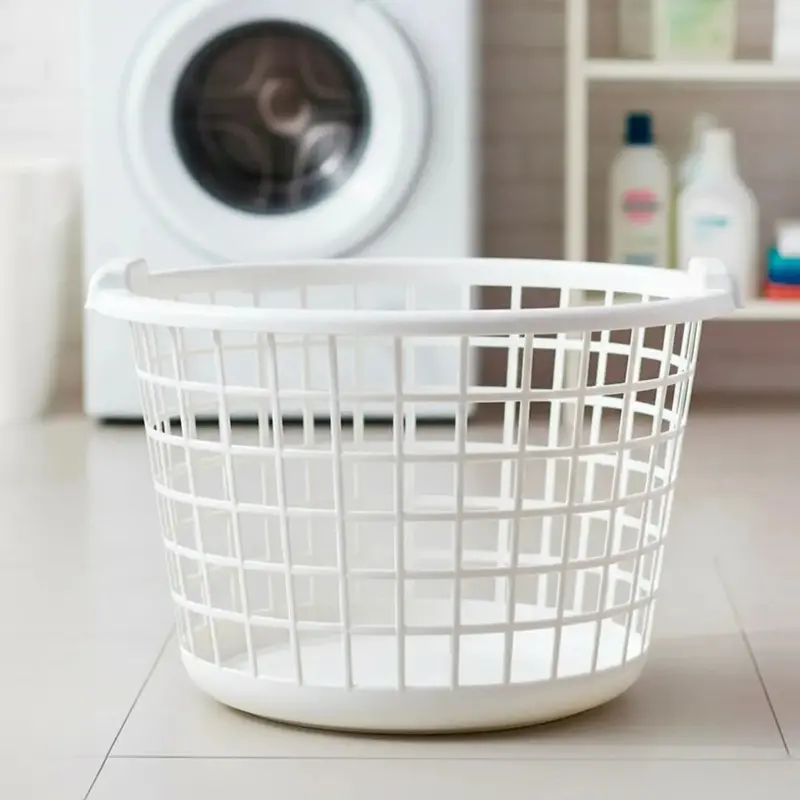 Cesto Calado, Color Blanco 2