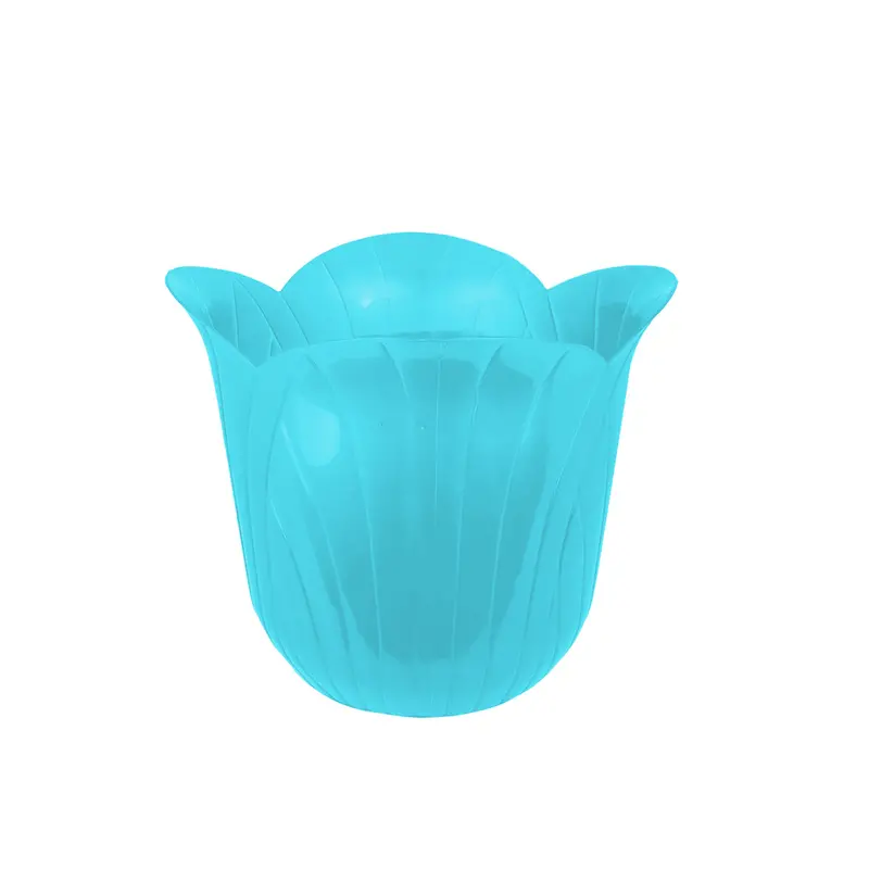 Cesto En Forma De Tulipán Color Aqua, Imperial 2