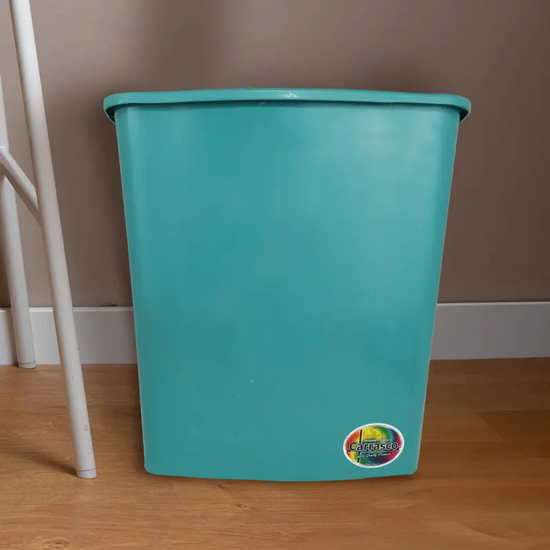 Cesto Rectangular Para Basura, Color Verde 1