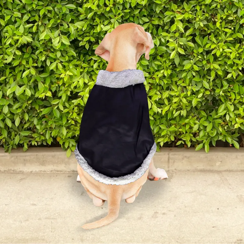 Chaleco Color Negro Con Gris Para Perro 1