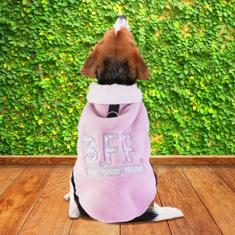 Chaleco Color Rosa Para Mascota, B.F.F. 1