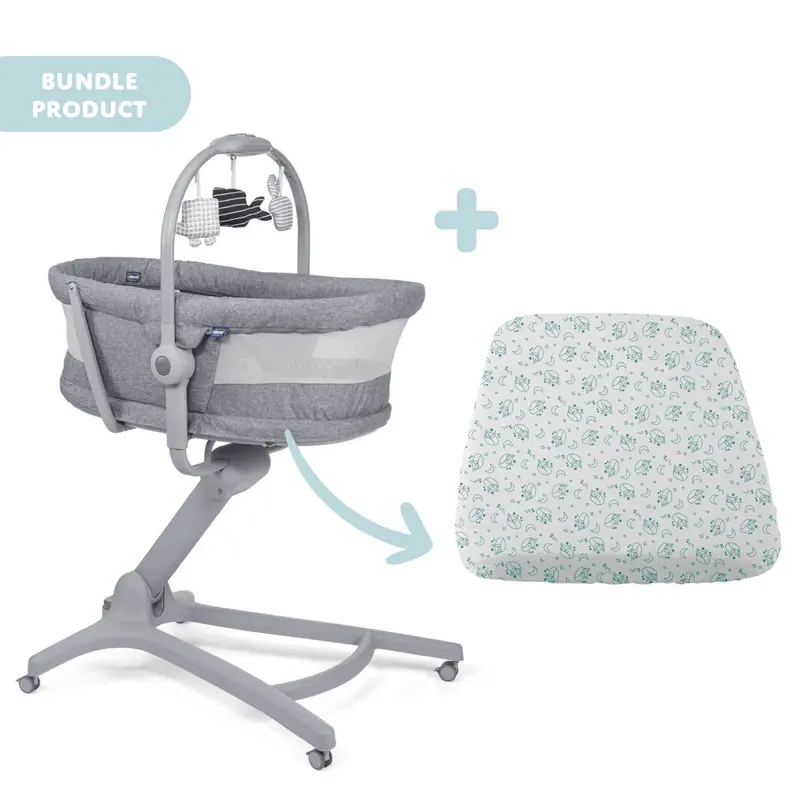 Chicco Baby Hug 4-In-1 With 2 Pcs Crib Set 1