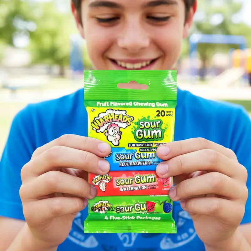 Chicle Ácido, Warheads Sour Gum, 50 Gr 2