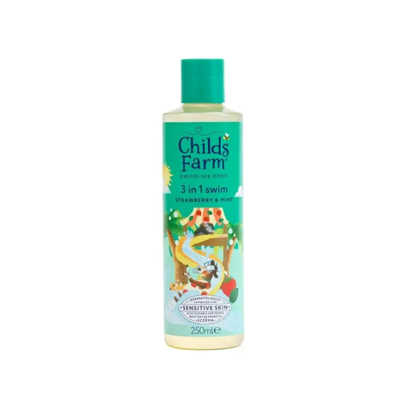 Childs Farm 3-In-1 Swim 250Ml - Strawberry & Mint 1