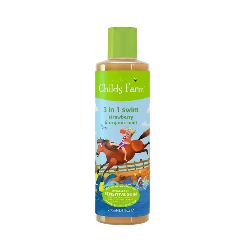 Childs Farm 3-In-1 Swim Strawberry & Organic Mint 250Ml 1