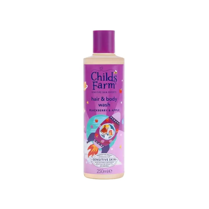 Childs Farm Hair & Body Wash 250Ml - Blackberry & Apple 1