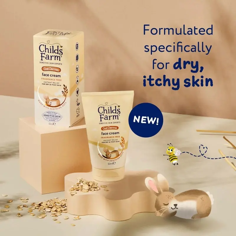 Childs Farm Oatderma Face Cream 50Ml 2