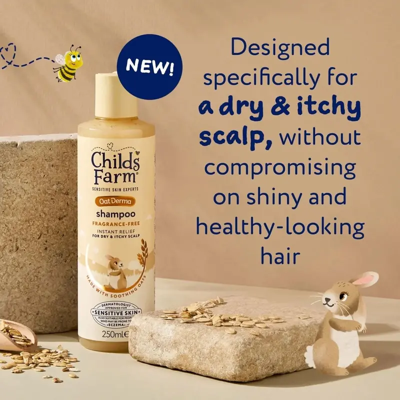 Childs Farm Oatderma Shampoo 250Ml 2