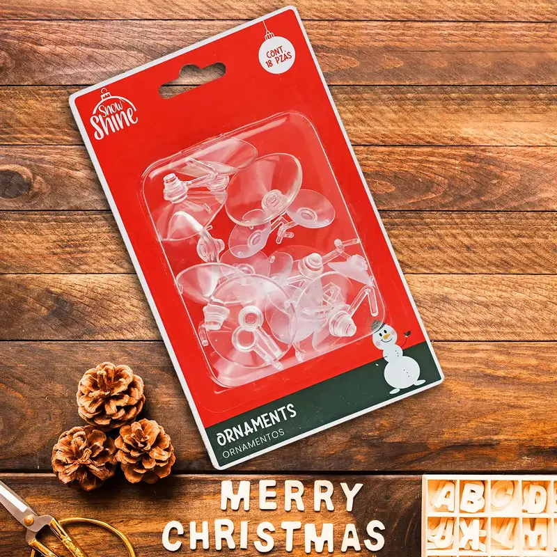 Chupones Para Ornamentos Navideños, 18 Pzas 1