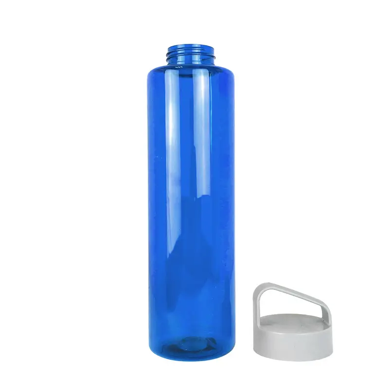 Cilindro De Agua De Plástico, Color Azul, 1L 2
