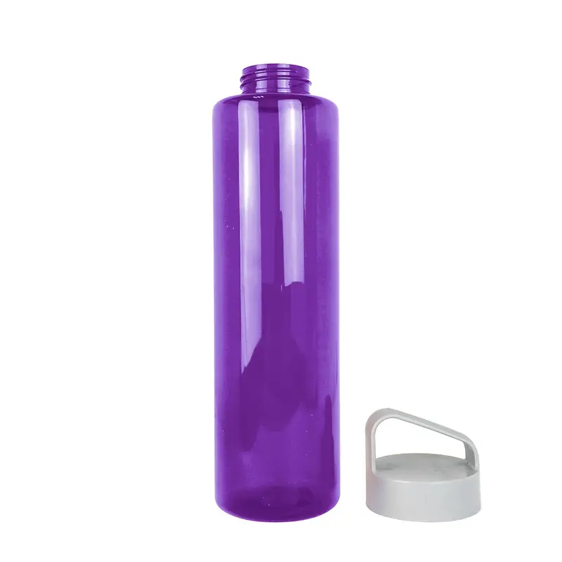 Cilindro De Agua De Plástico, Color Morado, 1L 2