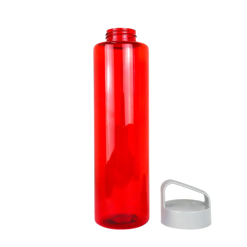 Cilindro De Agua De Plástico, Color Rojo, 1L 2