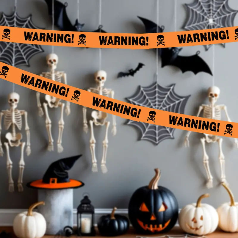 Cinta De Decorativa Warning 1