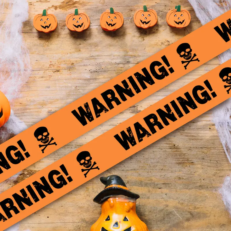 Cinta De Decorativa Warning 2