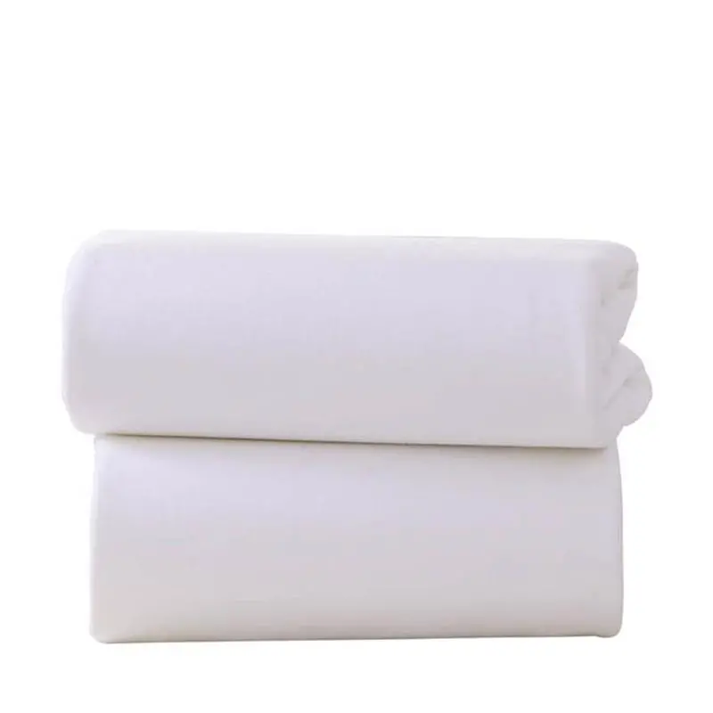 Clair De Lune Fitted Cot Sheet 2 Pack White 1