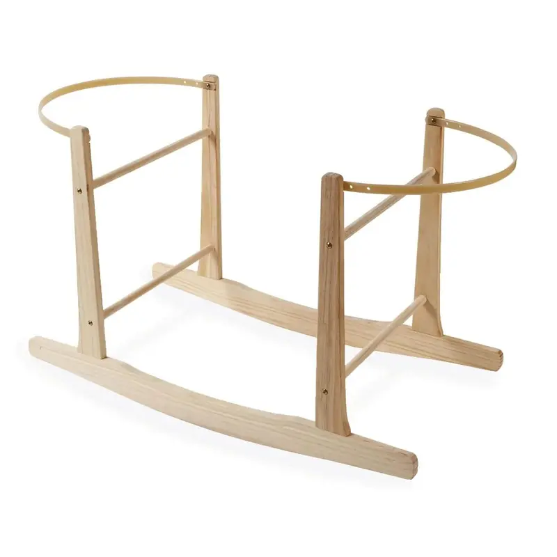 Clair De Lune Natural Wooden Rocking Stand - Natural 1