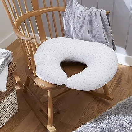 Clair De Lune Nursing Pillow - Grey Stars 1