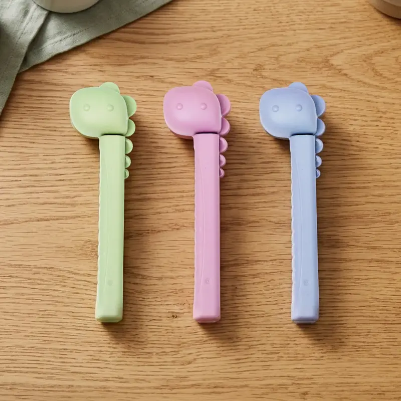 Clip Sellador Para Alimentos, Dinosaurio, 3 Pzas 1