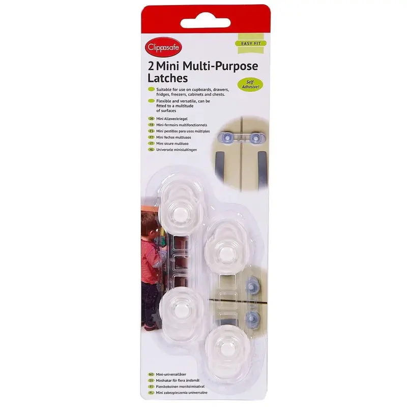 Clippasafe Mini Multi-Purpose Lock Pack Of 2 1