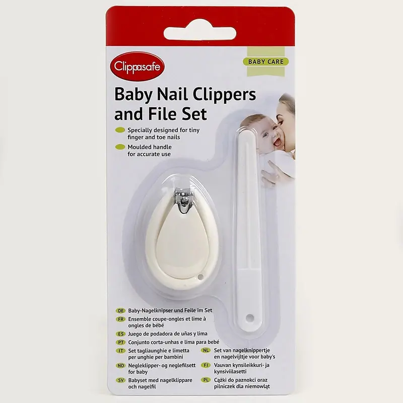 Clippasafe Nail Clippers & File Set 1